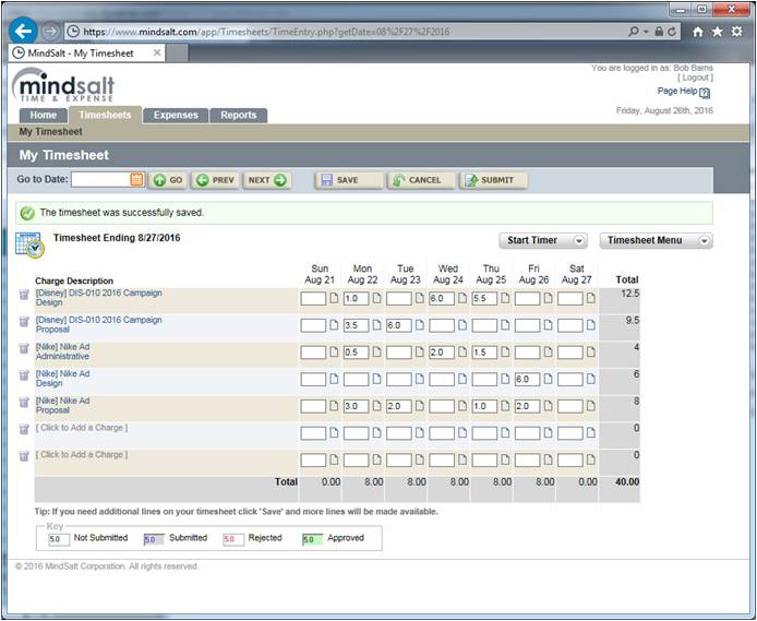 Timesheet