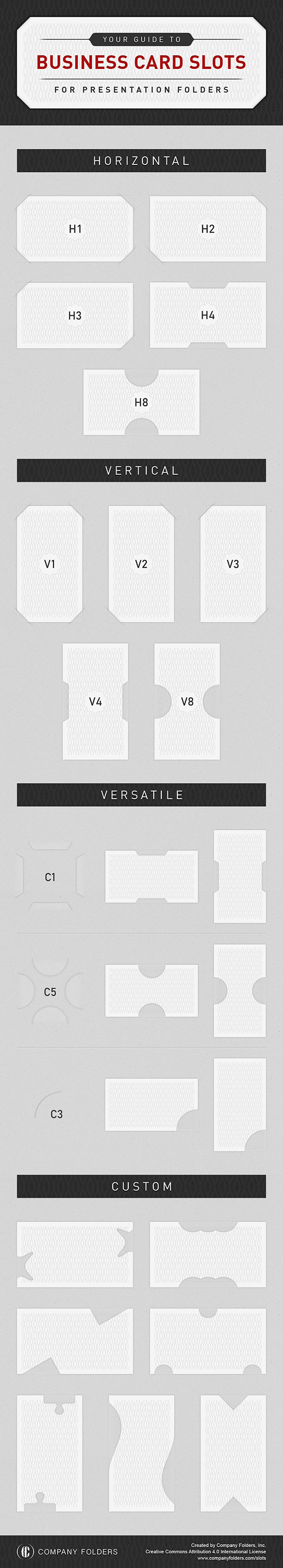 Folders with Business Card Slots